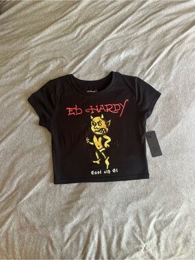 Ed Hardy Black Tee